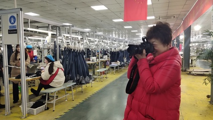東錦服飾公司迎來界首市大美采風團，共話銷售業務新圖景